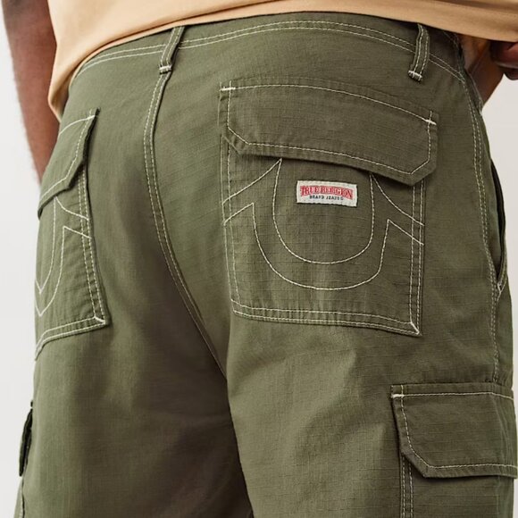 True Religion Men's CARGO PANT Ripstop Kalamata EXCLUSIVE BRAND-NEW w/tags - Picture 1 of 16
